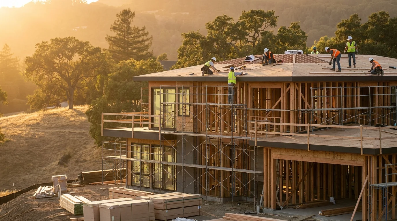 Residential construction project